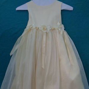 Girl’s Yellow Chiffon Dress